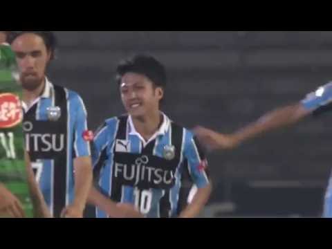 大島 僚太（川崎Ｆ）がゴール右隅へ強烈なミドルを突き刺す！【ゴール：明治安田Ｊ１ 2nd 第3節 川崎Ｆvs新潟】