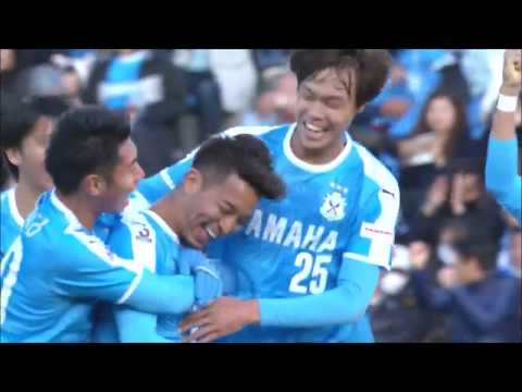 ゴール：磐田vs東京Ｖ PA手前で獲得したFKのチャンスで田口 泰士（磐田）が短い助走からのシュートをゴール左隅を沈め、Ｊ１残留を大きく引き寄せる追加点をゲット！【決定戦】