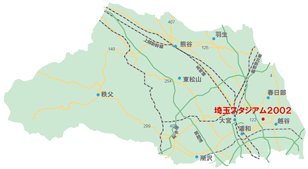 埼玉スタジアム２○○２（さいたま市）