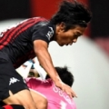 [ J2：第42節 札幌 vs 磐田 ]　３試合連続のゴールを狙った今季の札幌の得点源である都倉賢（写...