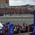 [ J1：第33節 鳥栖 vs 浦和 ]　今日優勝の可能性がある浦和。
サポーターも朝早くからベアスタ...