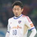 [ J1：第33節 甲府 vs Ｆ東京 ]　今季初のスタメン出場となった梶山陽平。
この日はあまり見せ...