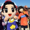 [ J2・J3入れ替え戦：第1戦 長野 vs 讃岐 ]　篠ノ井のご当地キャラクター「おしのさん（本名シ...