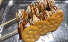 揚げたこ焼き串とのルヴァンコラボ