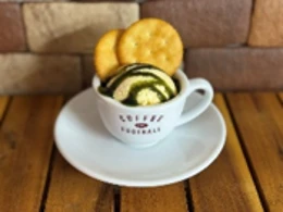 ルヴァンコラボ 宇治抹茶とバニラアイスの和風ドルチェ