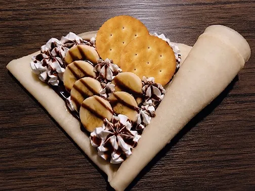 ルヴァンコラボ チョコバナナクレープ