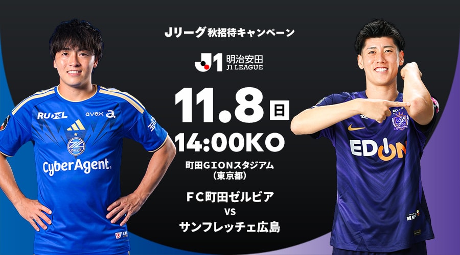 ＦＣ町田ゼルビア vs サンフレッチェ広島