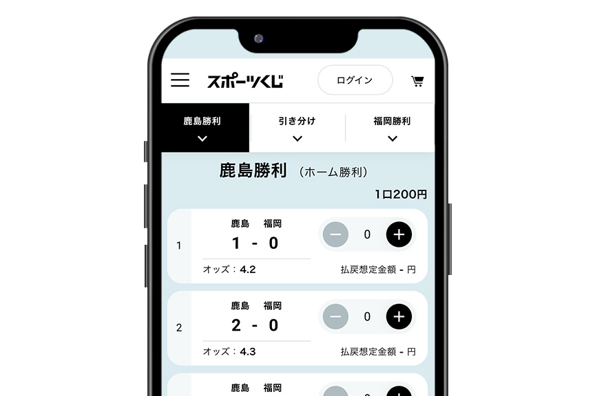 各クラブの特設サイトへ移動
